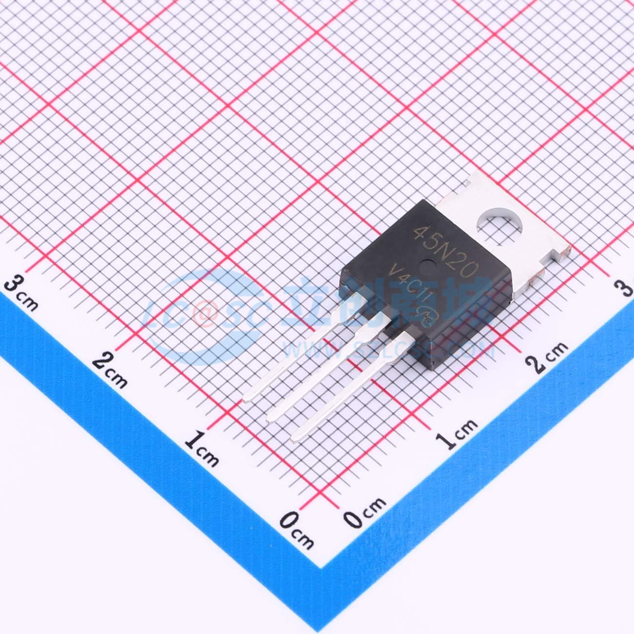 点击查看大图 SSP45N20B-VB实物图