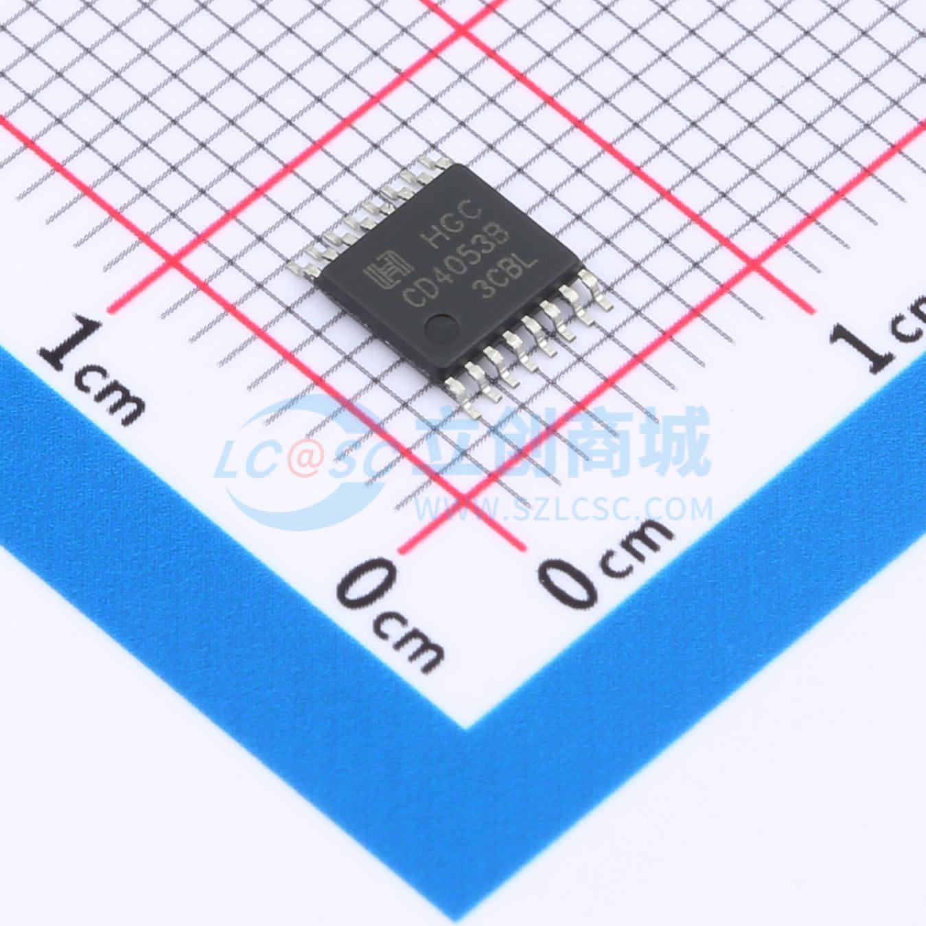 点击查看大图 CD4053BPWRG实物图