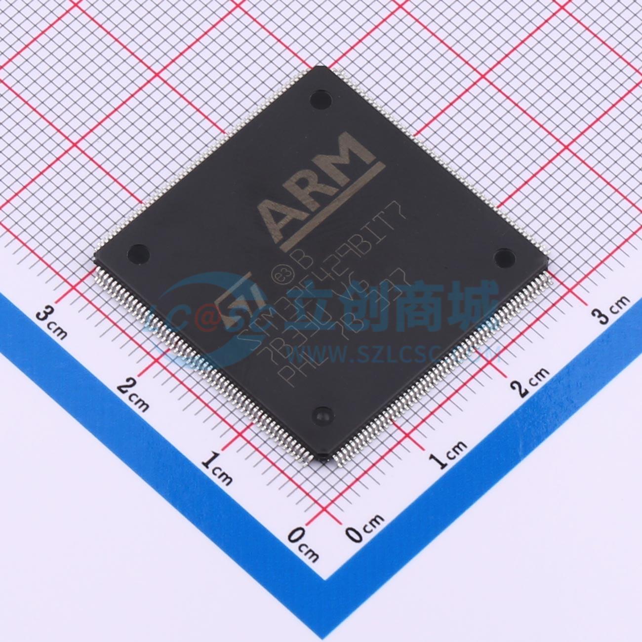 点击查看大图 STM32F429BIT7实物图