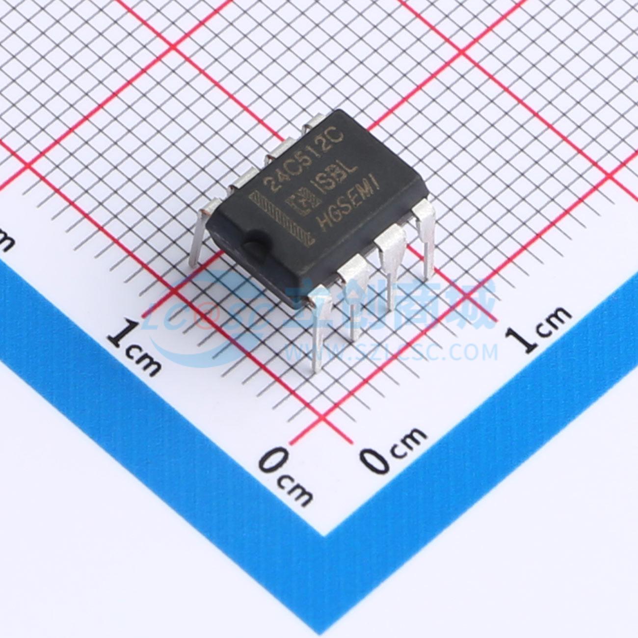点击查看大图 AT24C512CN实物图