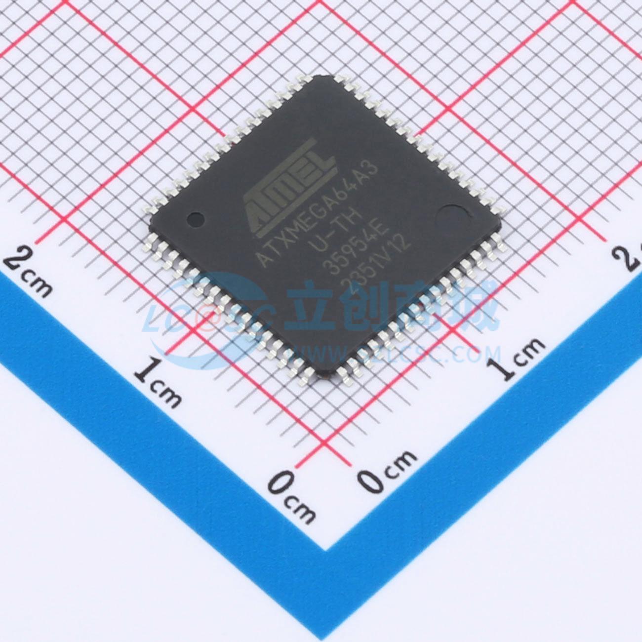 ATXMEGA64A3-AU实物图