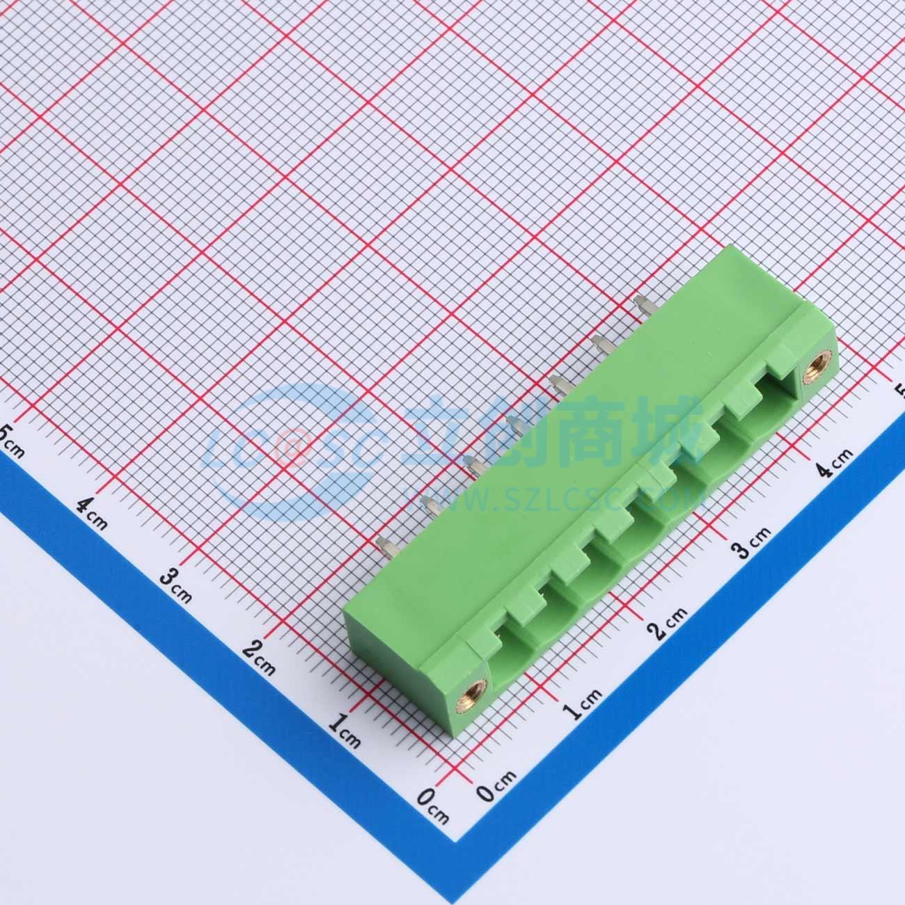 点击查看大图 HC2EDGVM-5.08-7P-V实物图