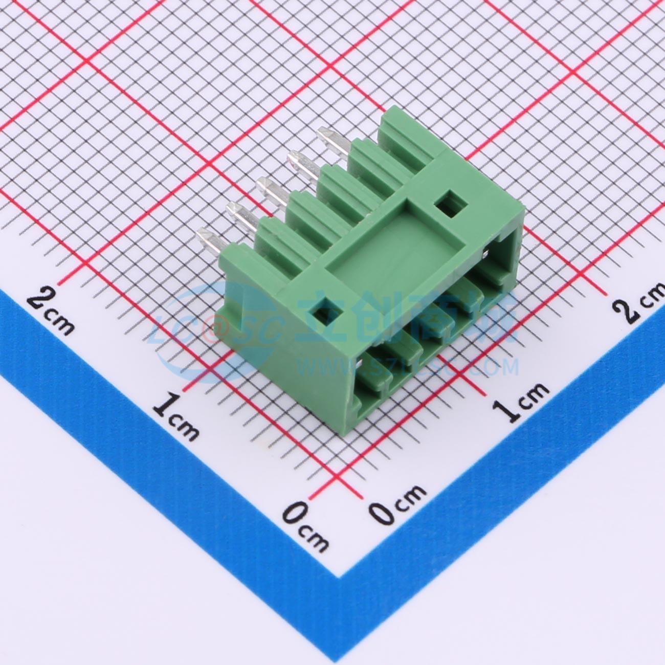 点击查看大图 HC2EDGVC-2.54-5P-V实物图
