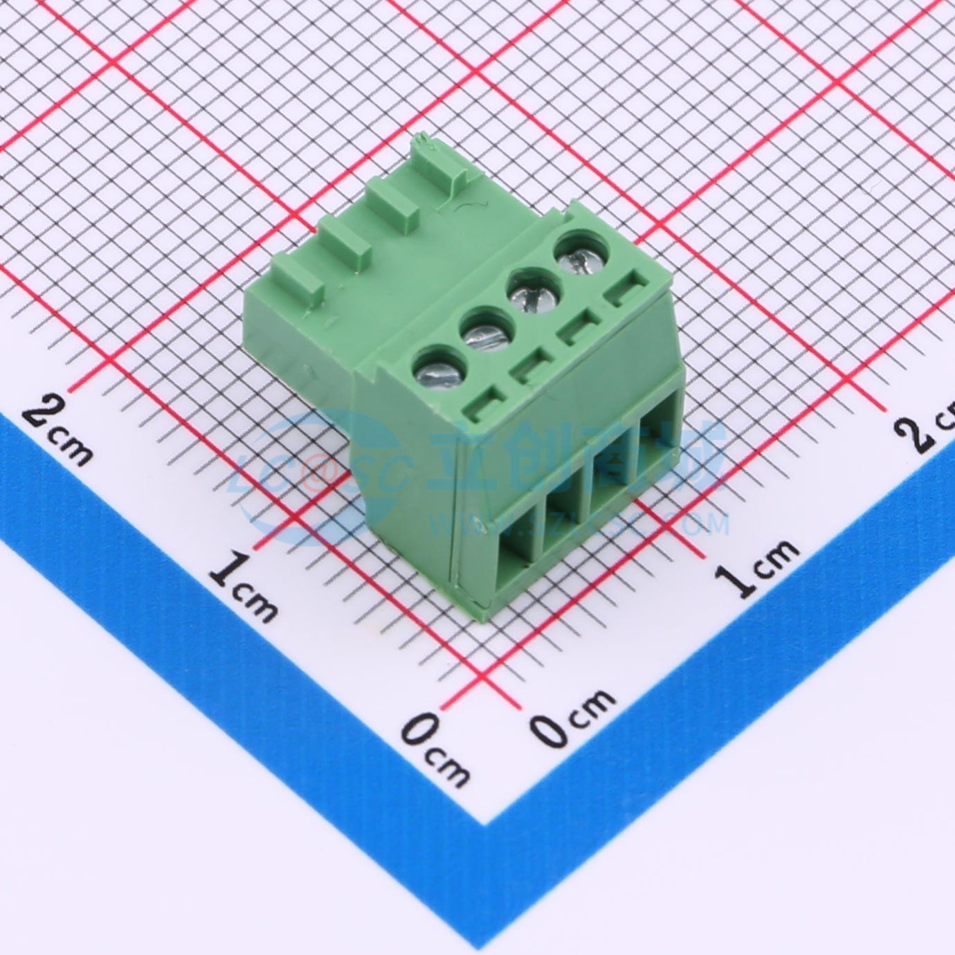 点击查看大图 HC2EDGK-2.54-4P-V实物图