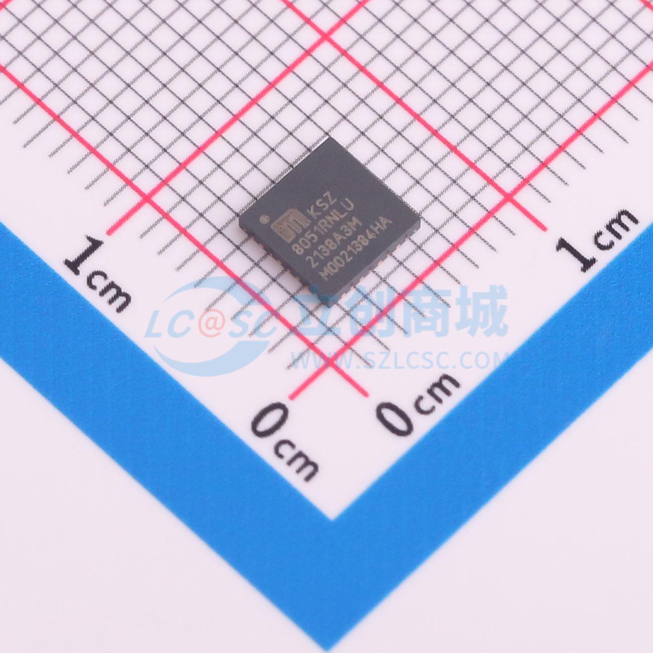 点击查看大图 KSZ8051RNLUB-TR-VAO实物图