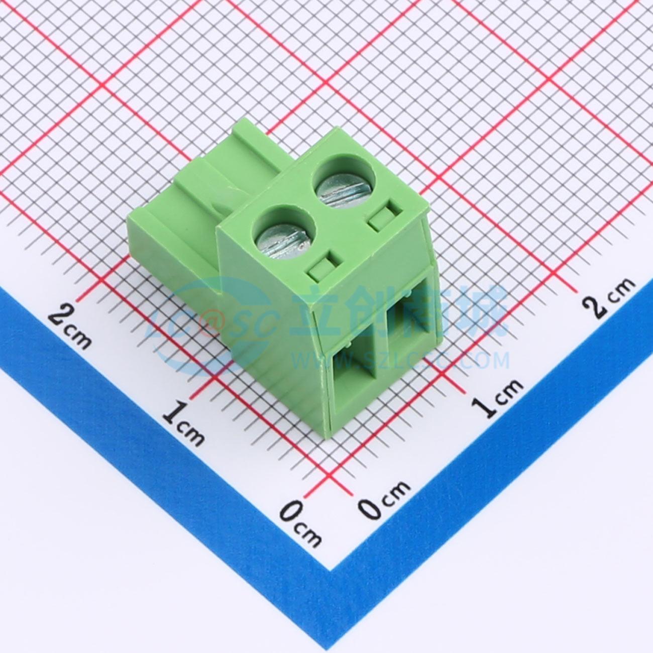 点击查看大图 HC2EDGK-5.08-2P-V实物图