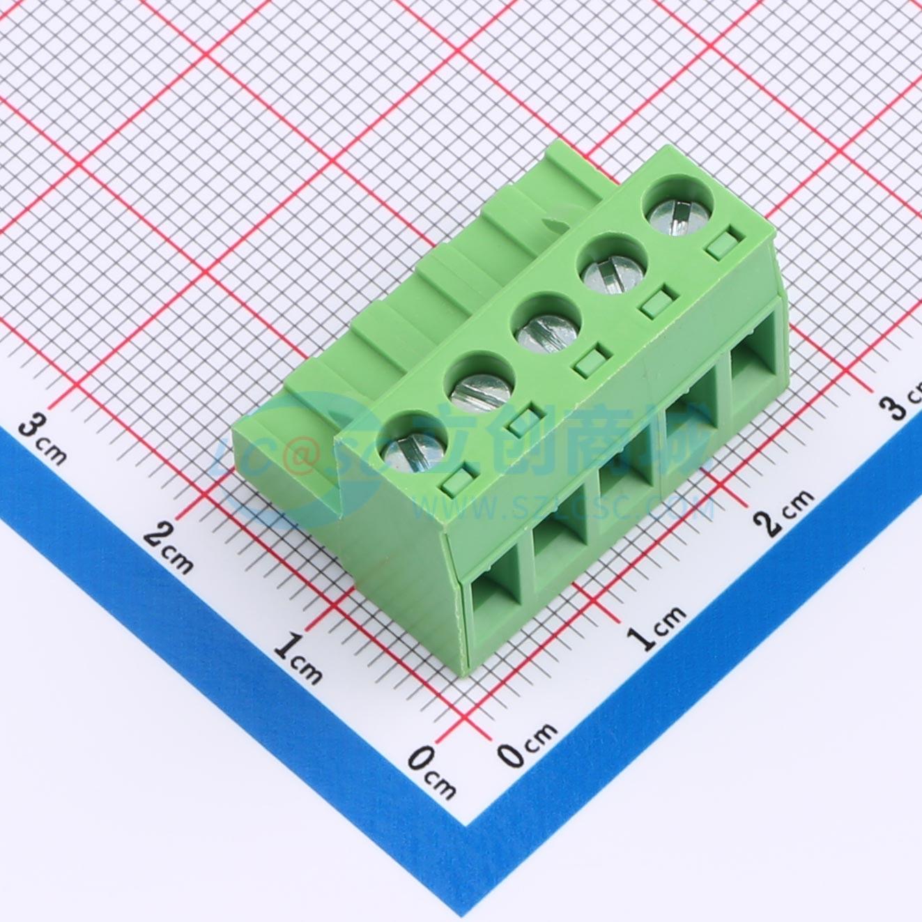 点击查看大图 HC2EDGK-5.08-5P-V实物图