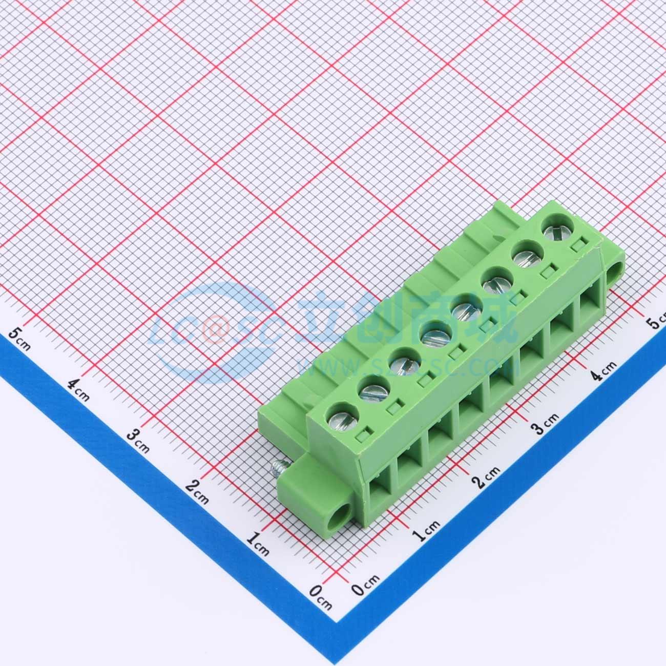 点击查看大图 HC2EDGKM-5.08-8P-V实物图