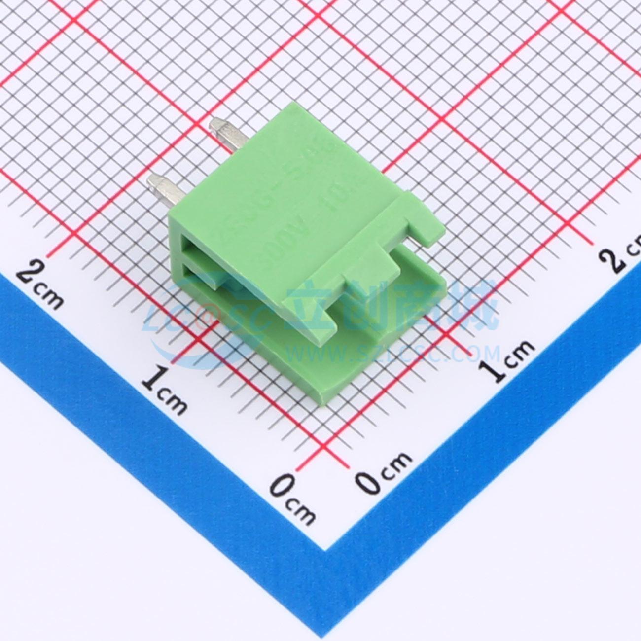 点击查看大图 HC2EDGV-5.08-2P-V实物图