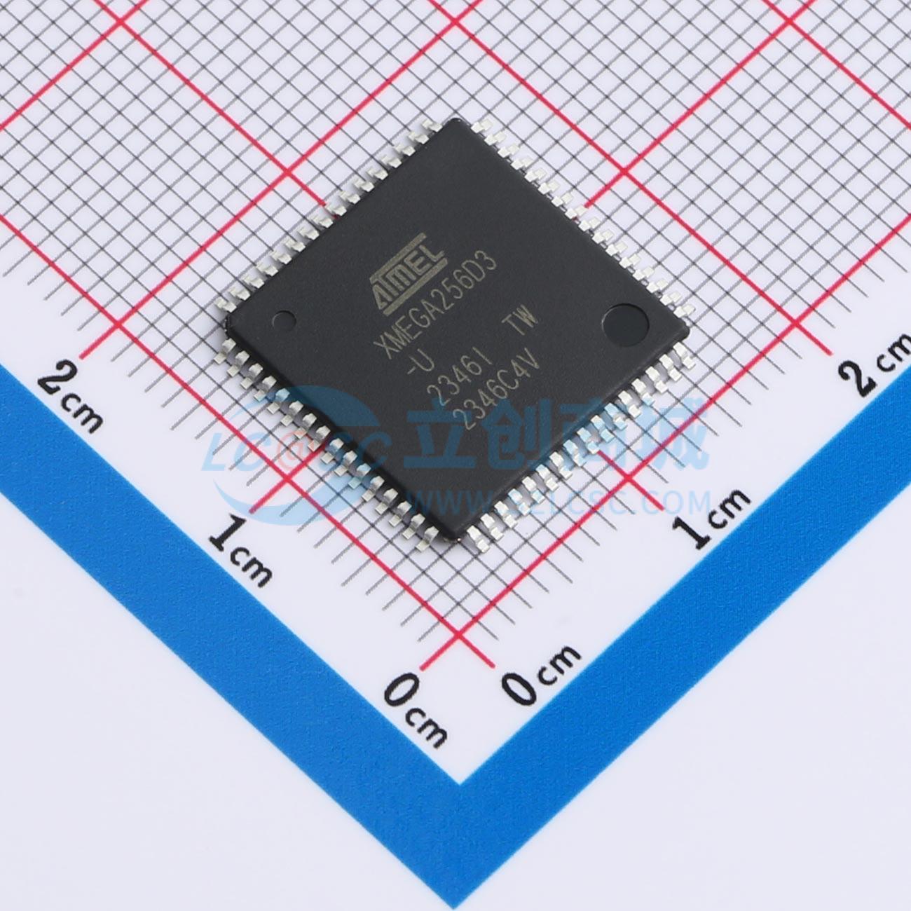 点击查看大图 ATXMEGA256D3-AU实物图