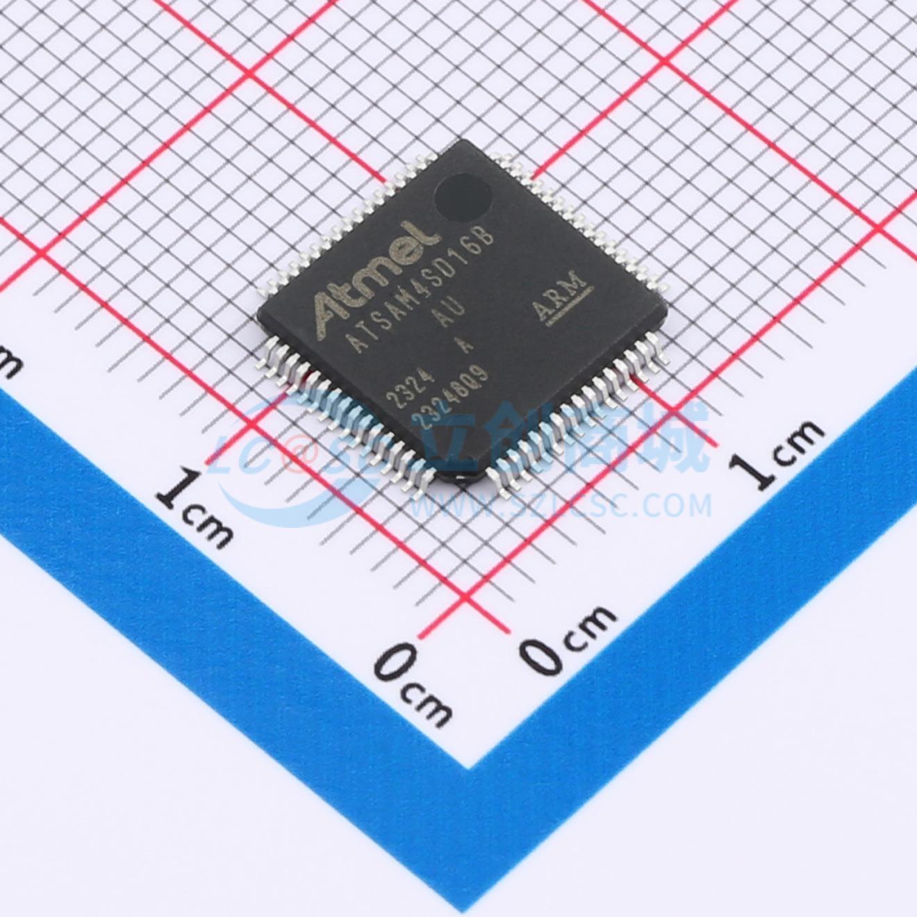 点击查看大图 ATSAM4SD16BA-AU实物图