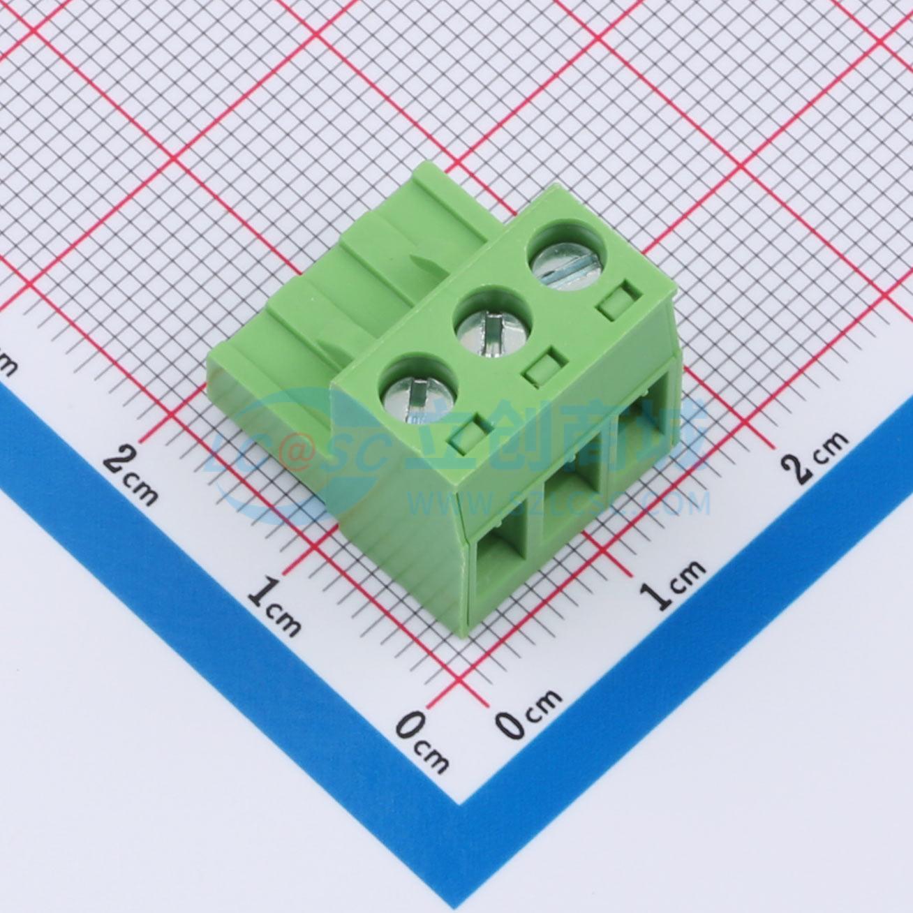 点击查看大图 XD2EDGK-5.08-3P-V实物图