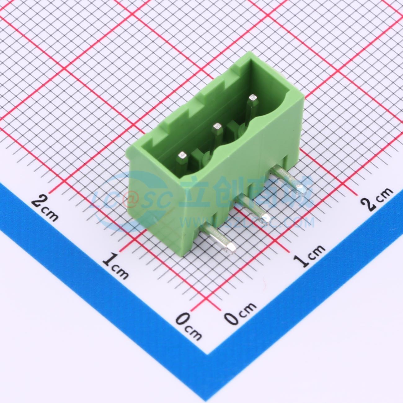 XD2EDGRC-5.08-3P-V实物图