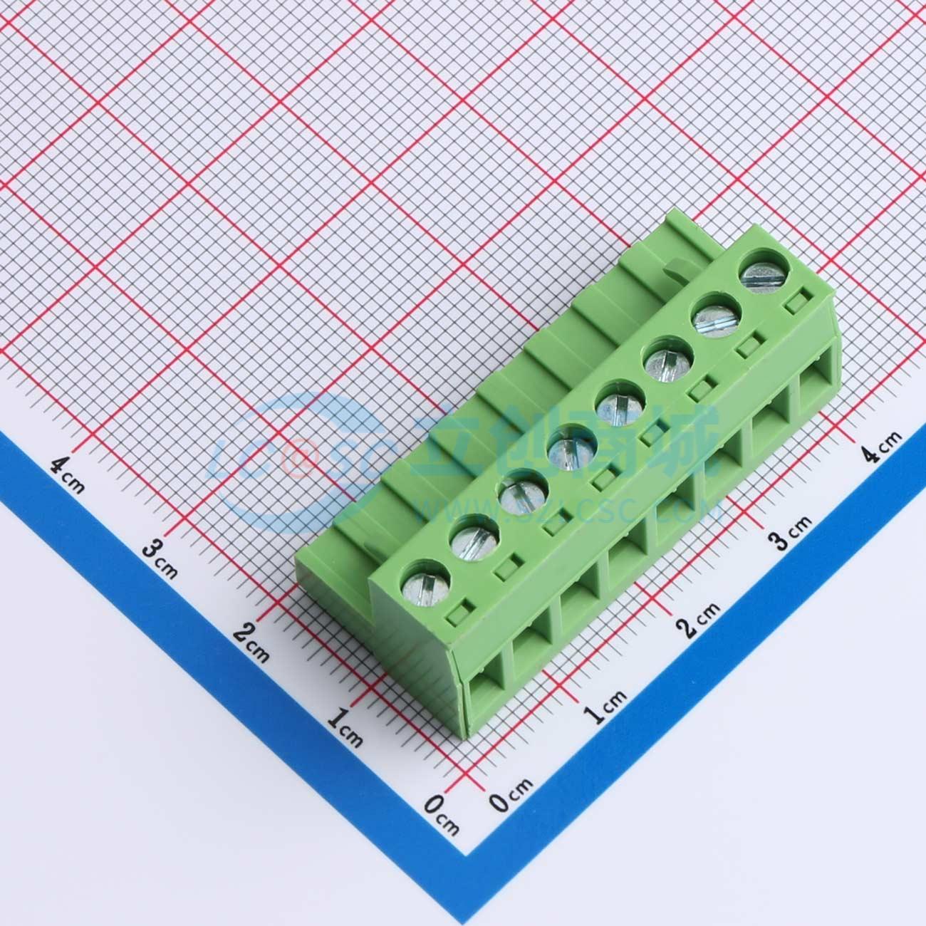 点击查看大图 XD2EDGK-5.08-8P-V实物图