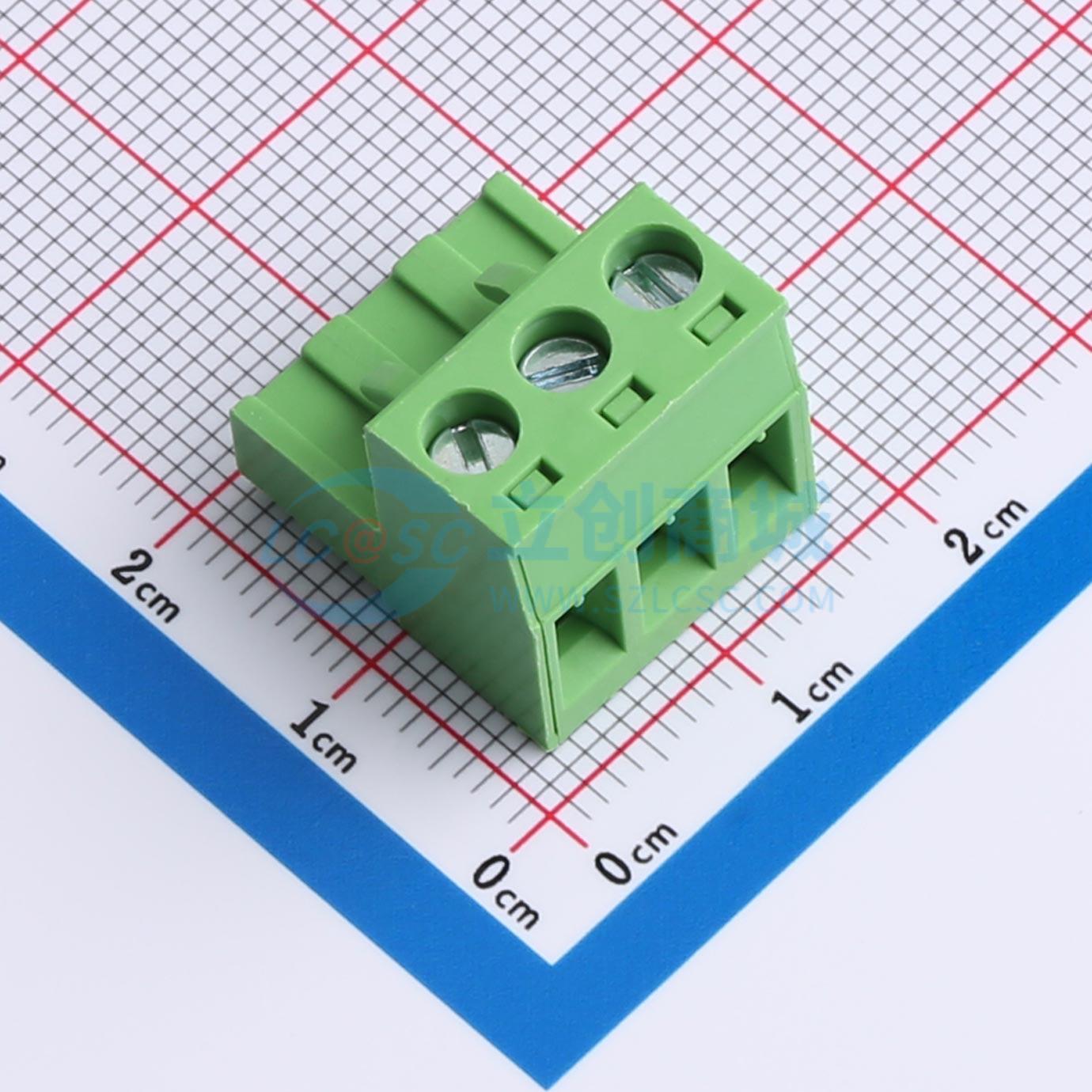 点击查看大图 HC2EDGK-5.08-3P-V实物图