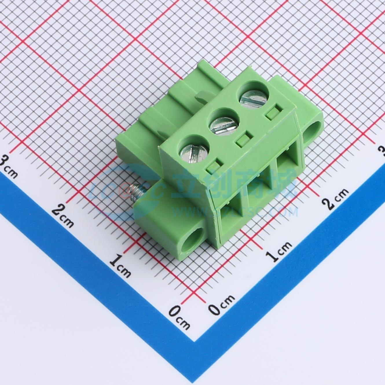 点击查看大图 XD2EDGKM-5.08-3P-V实物图