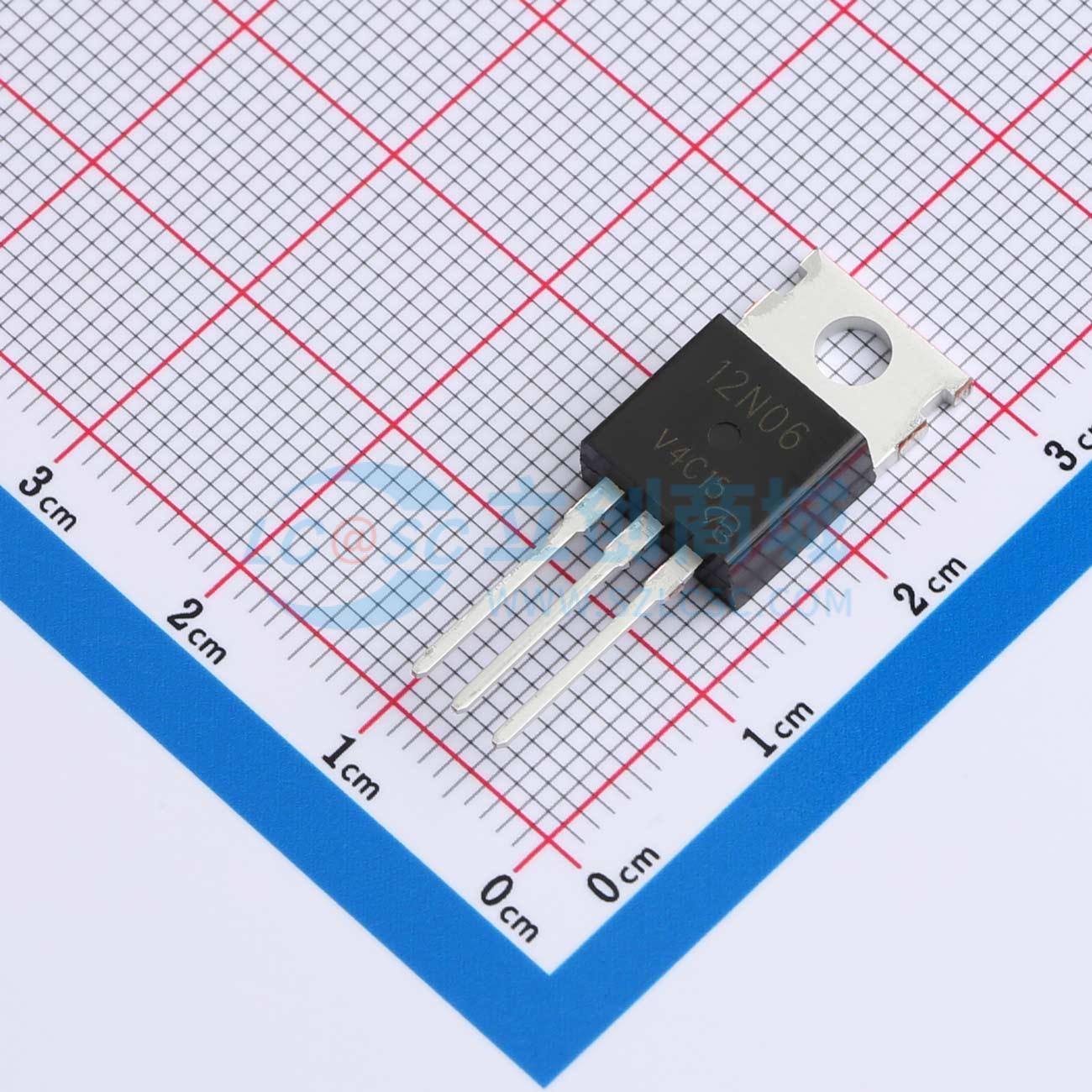 点击查看大图 MTP12N06EZL-VB实物图