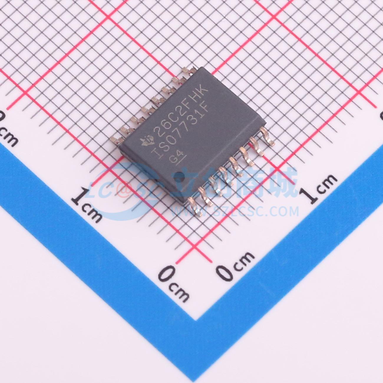 点击查看大图 ISO7731FDW实物图