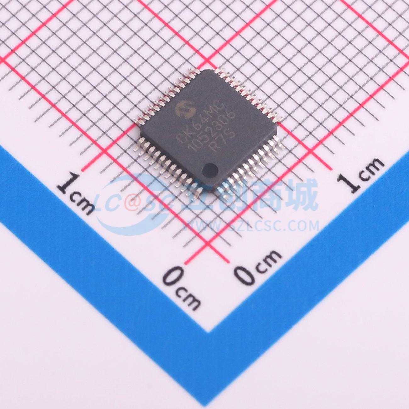 点击查看大图 dsPIC33CK64MC105-I/PT实物图