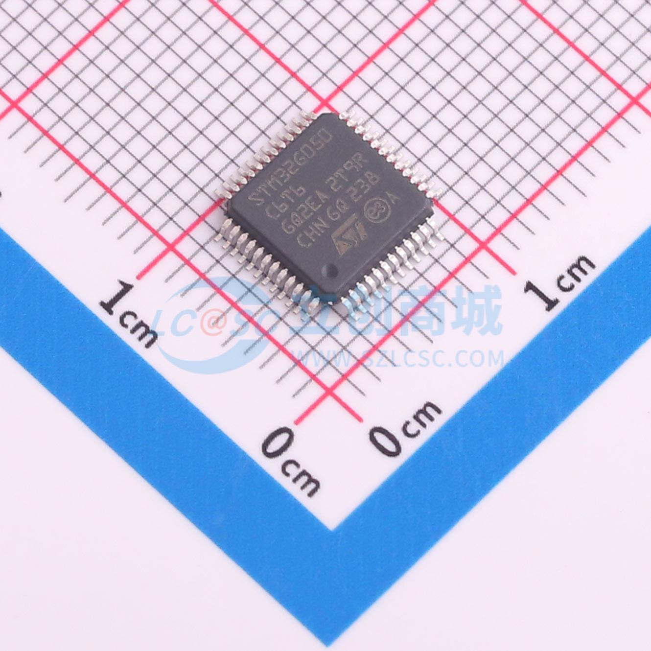 点击查看大图 STM32G050C6T6实物图