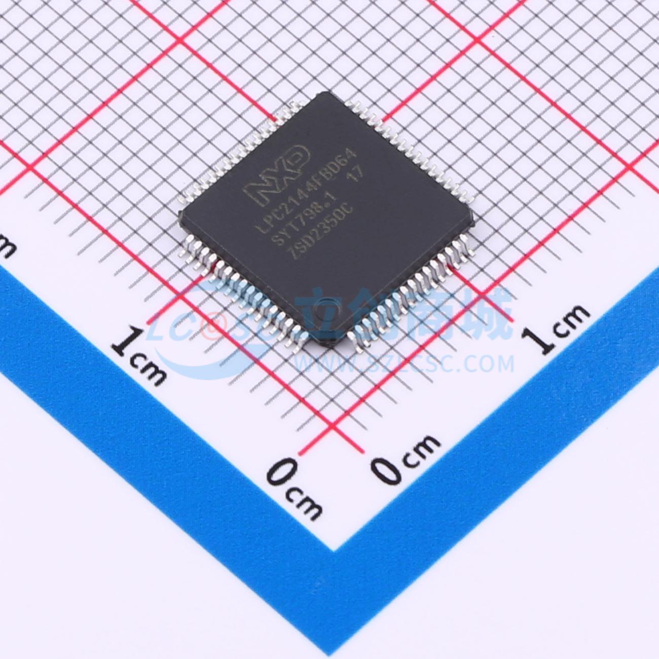 点击查看大图 LPC2144FBD64,151实物图