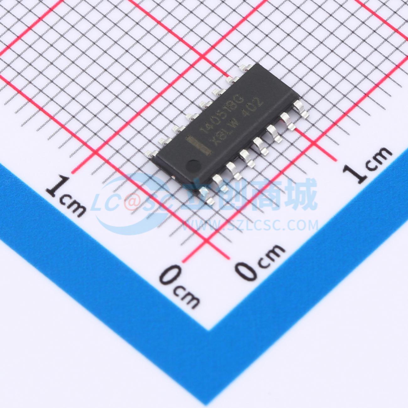 点击查看大图 MC14051BDR2G(XBLW)实物图