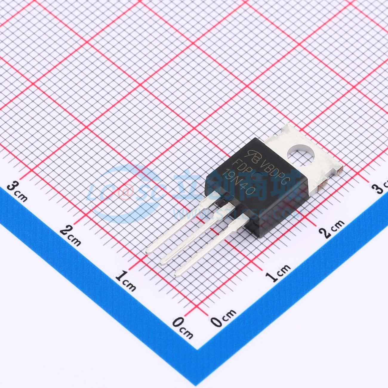 点击查看大图 FDP19N40-VB实物图