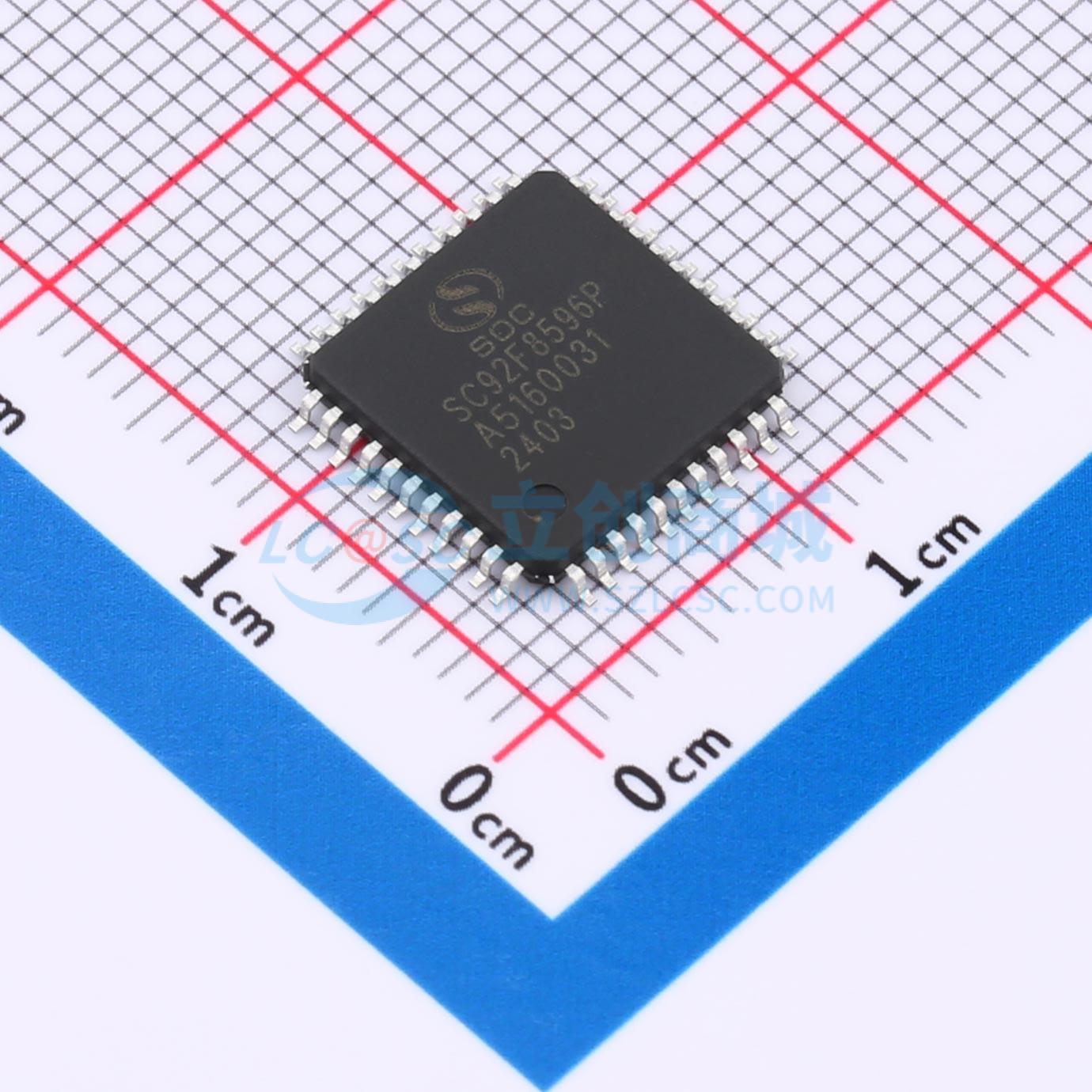 点击查看大图 SC92F8596P44R实物图