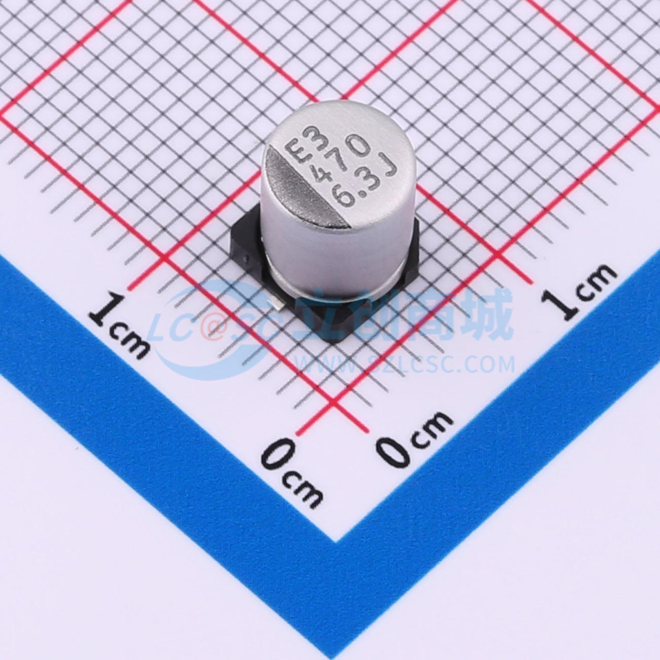 点击查看大图 VEJ471M0JTR-0607实物图