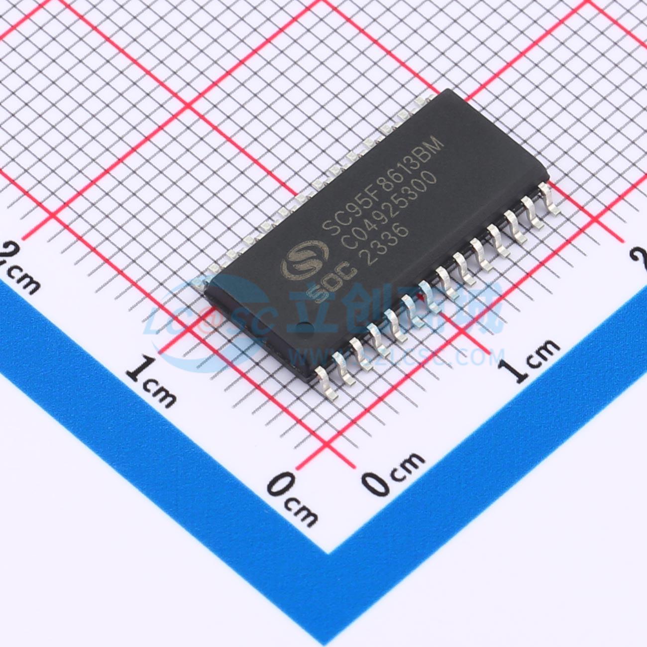 点击查看大图 SC95F8613BM28U实物图