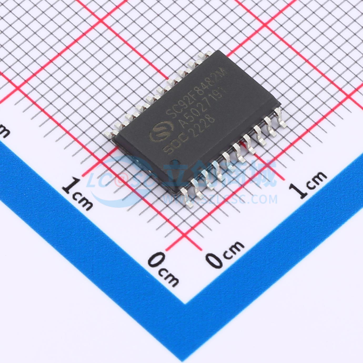 点击查看大图 SC92F8482M20U实物图