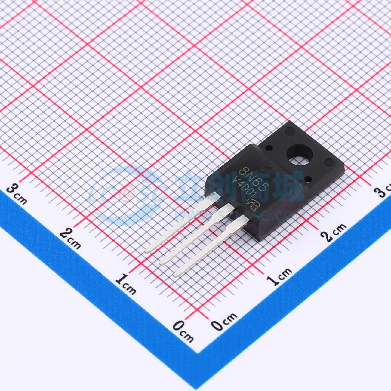 点击查看大图 TSF8N65M-VB实物图