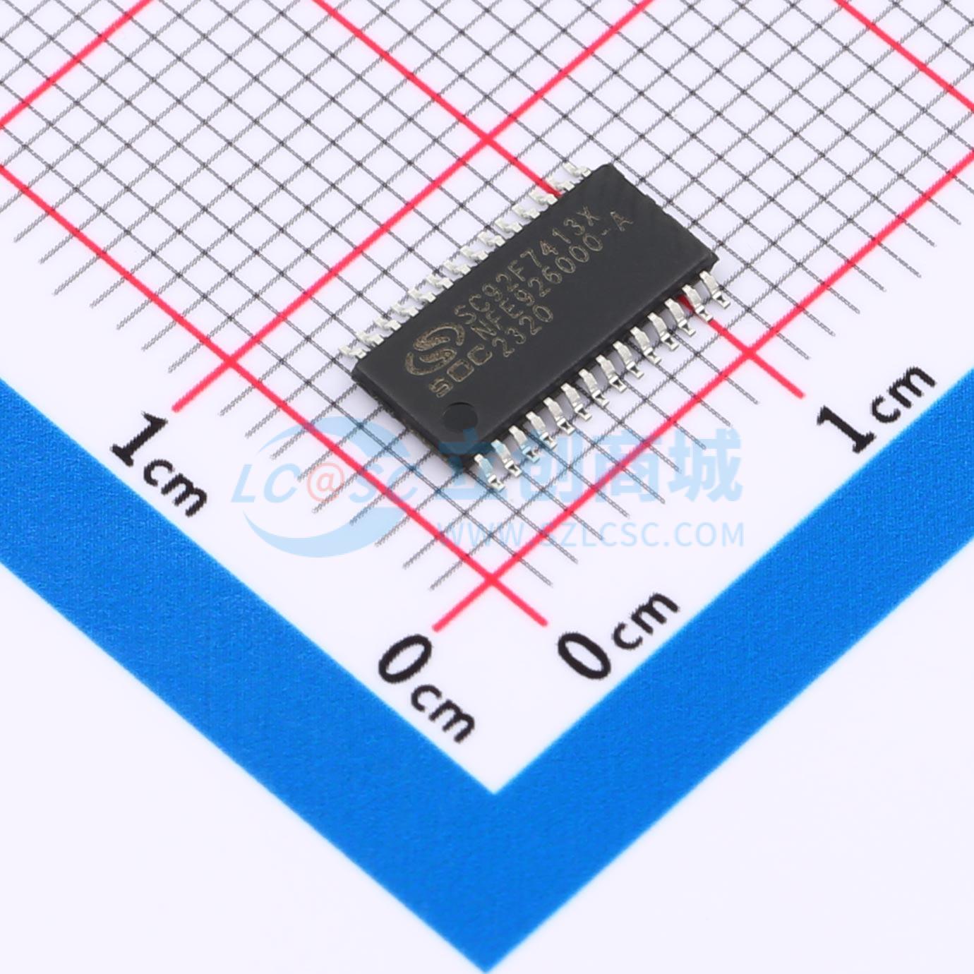 点击查看大图 SC92F7413X28U实物图