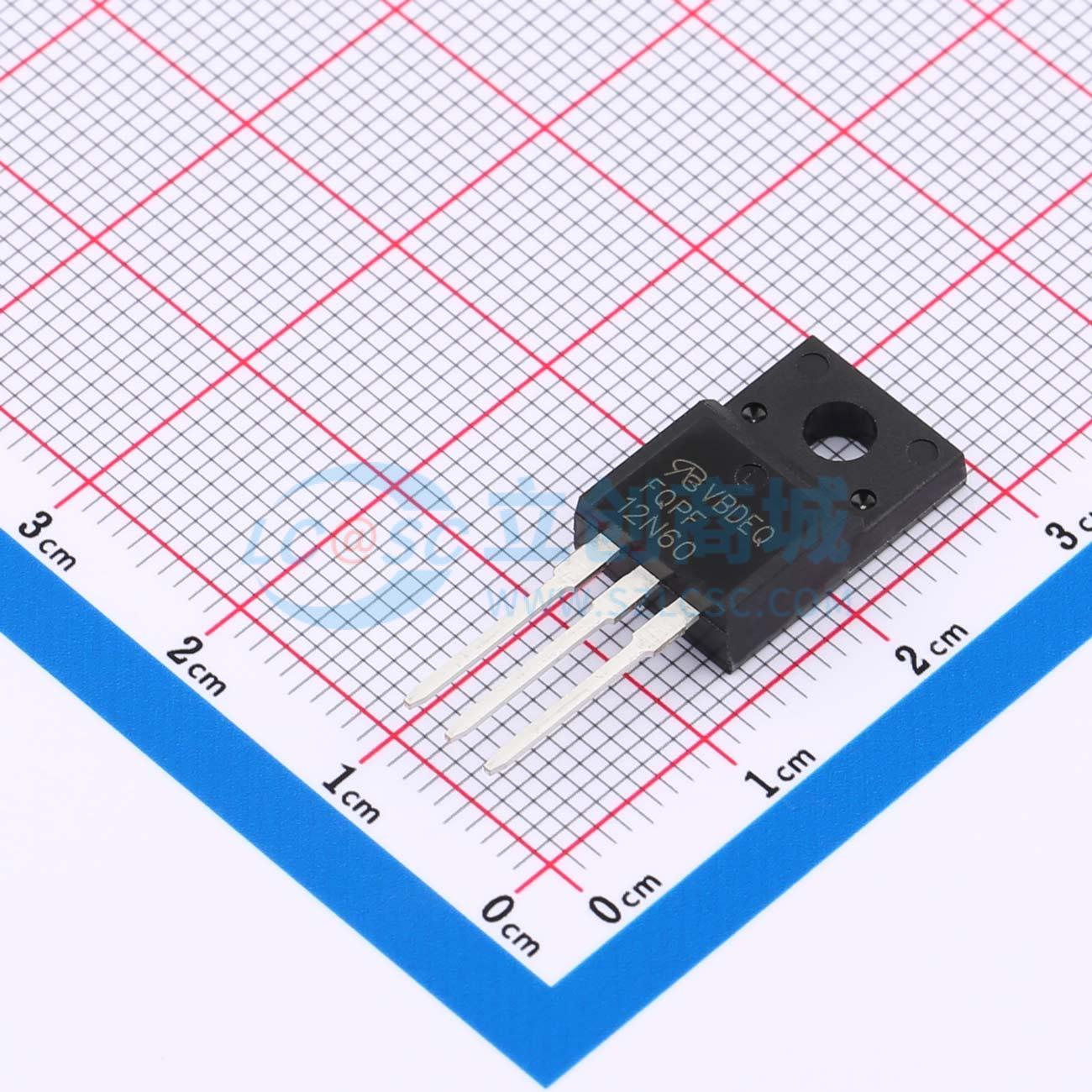 点击查看大图 FQPF12N60-VB实物图