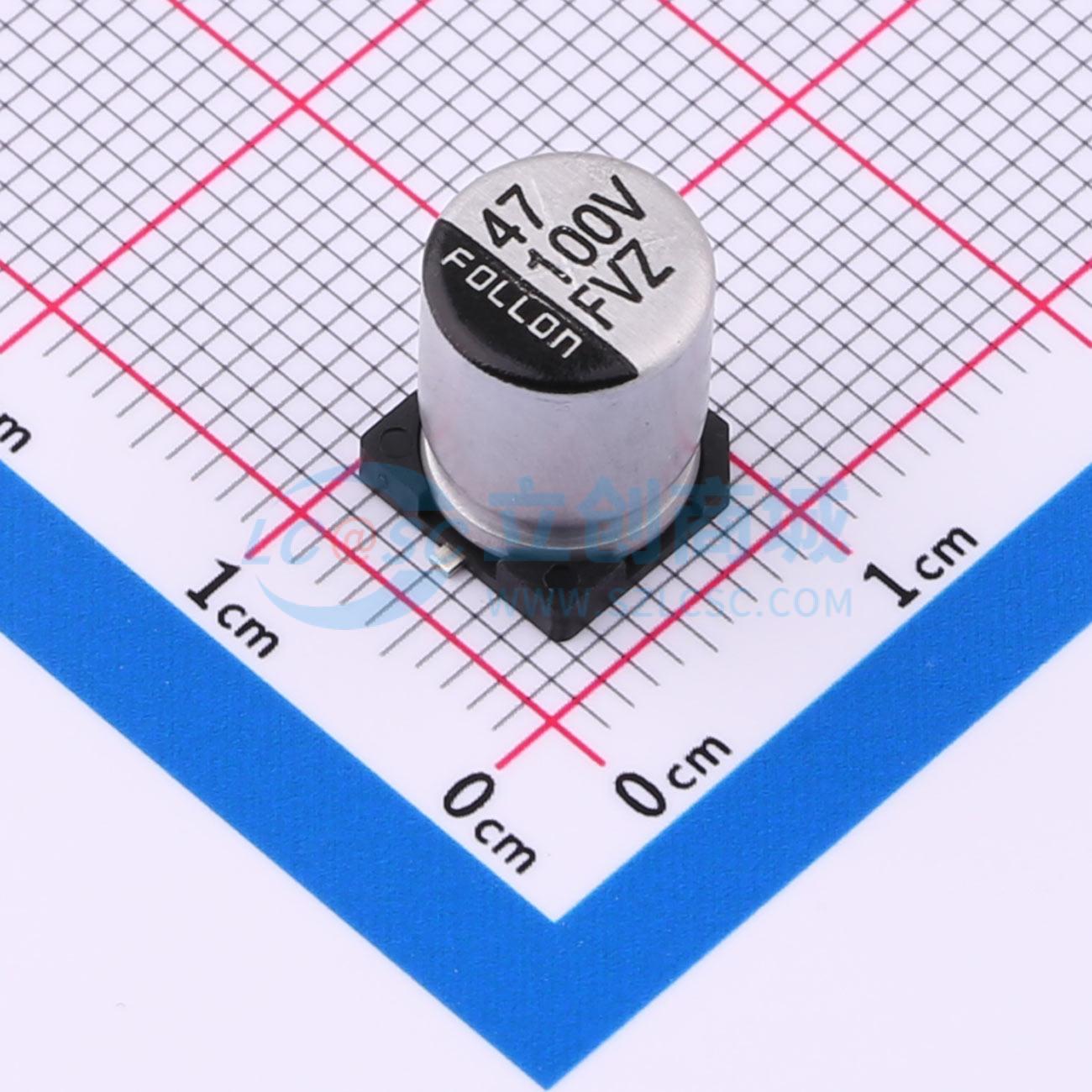 点击查看大图 EFVZ100ADA470M08B0实物图