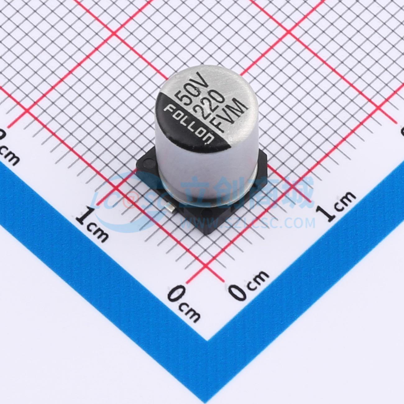 点击查看大图 EFVM050ADA221M08B0实物图