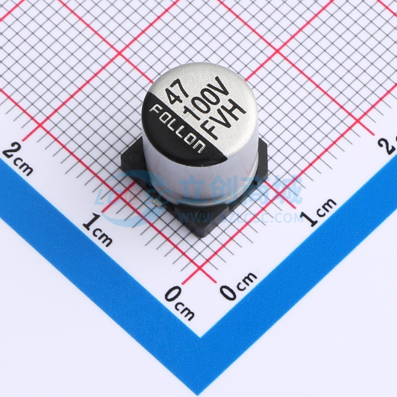 点击查看大图 EFVH100ADA470M10B0实物图