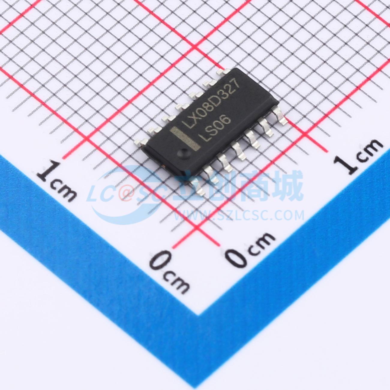 点击查看大图 SN74LS06DR(LX)实物图