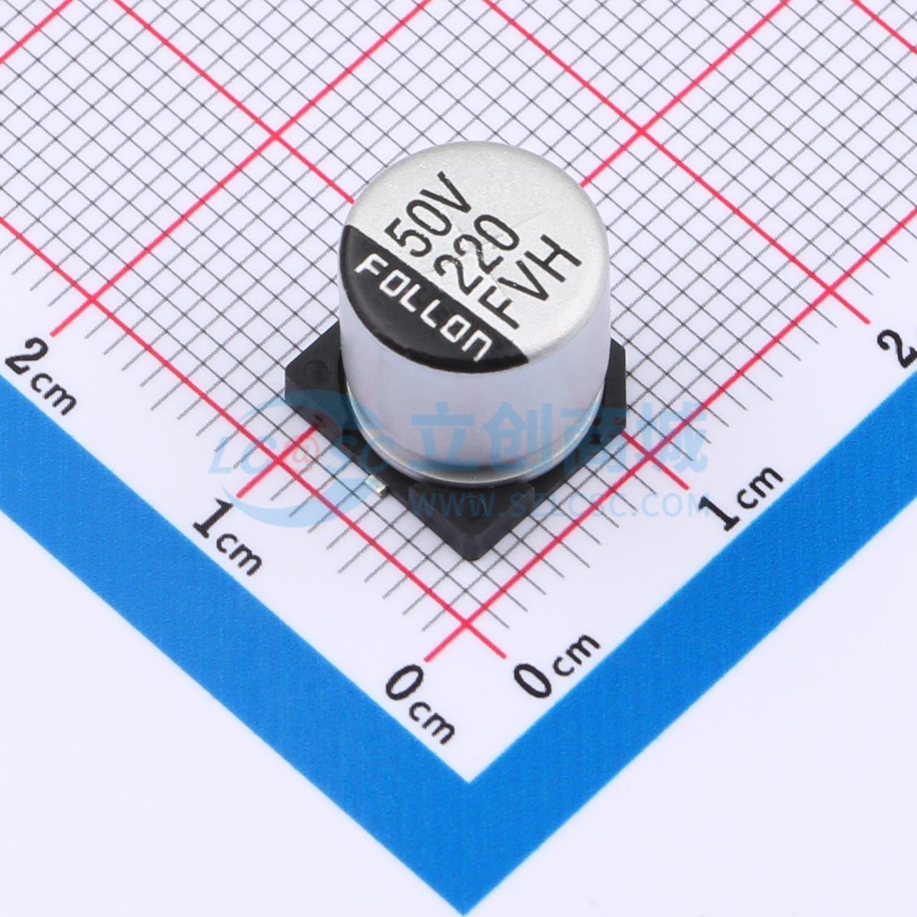 点击查看大图 EFVH050ADA221M10B0实物图