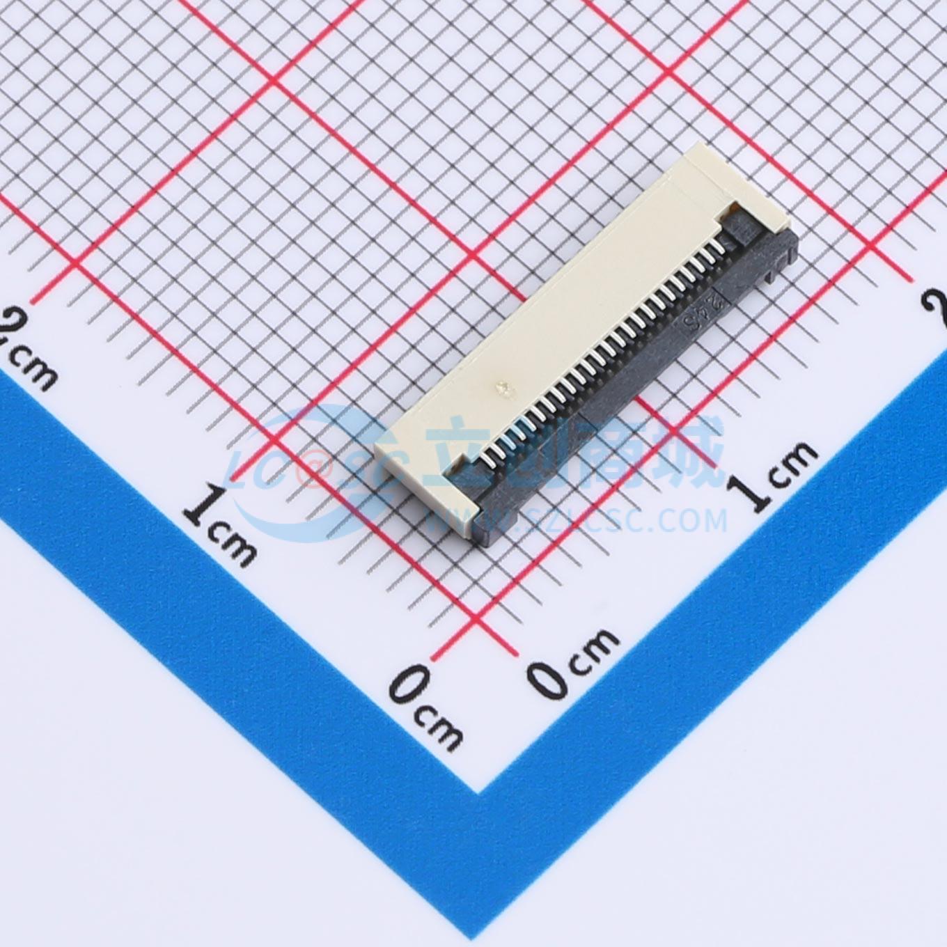 FPC0.5B-WTG-24P实物图