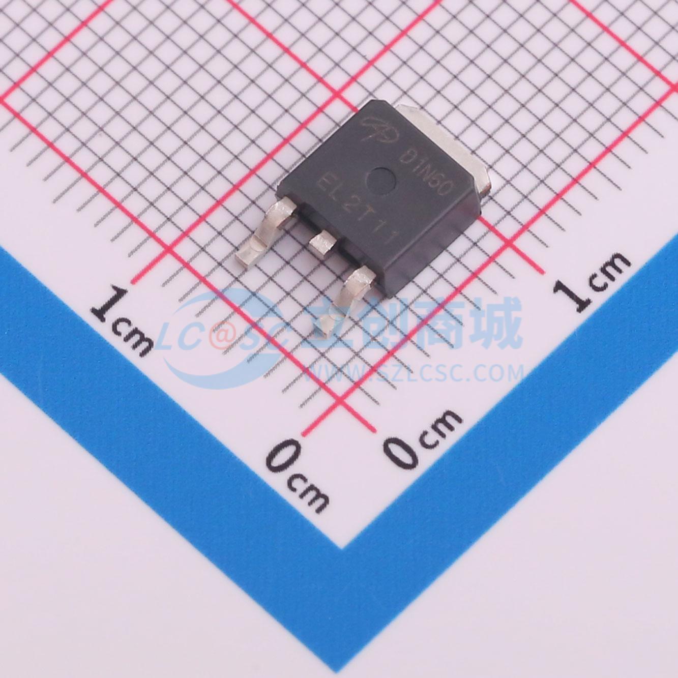点击查看大图 AOD1N60实物图