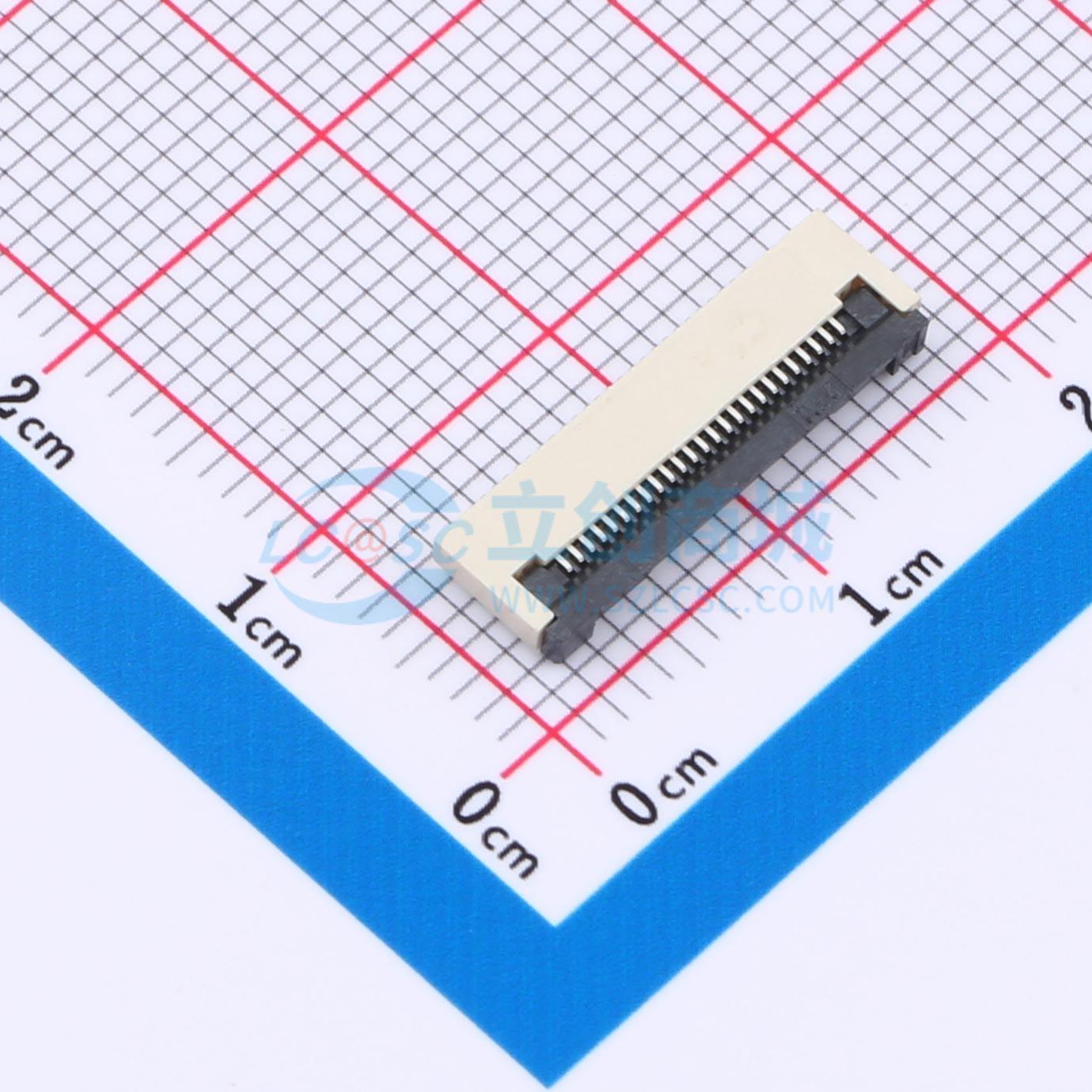 FPC0.5B-WTG-25P实物图