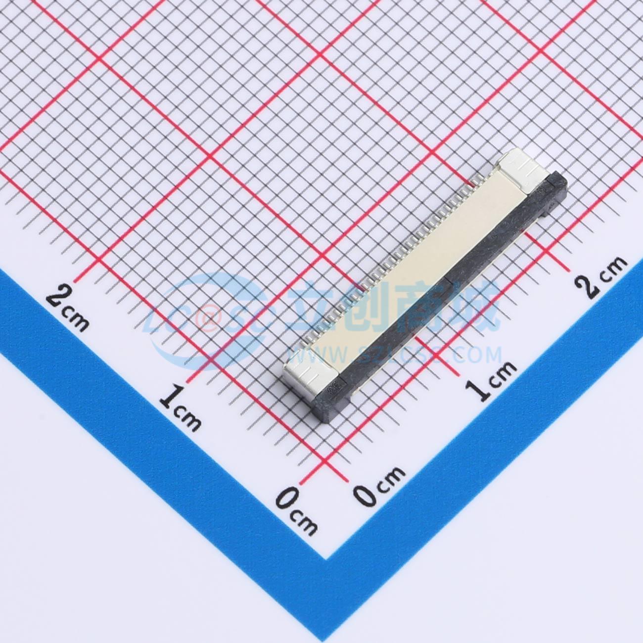 FPC0.5B-WTX-33P实物图