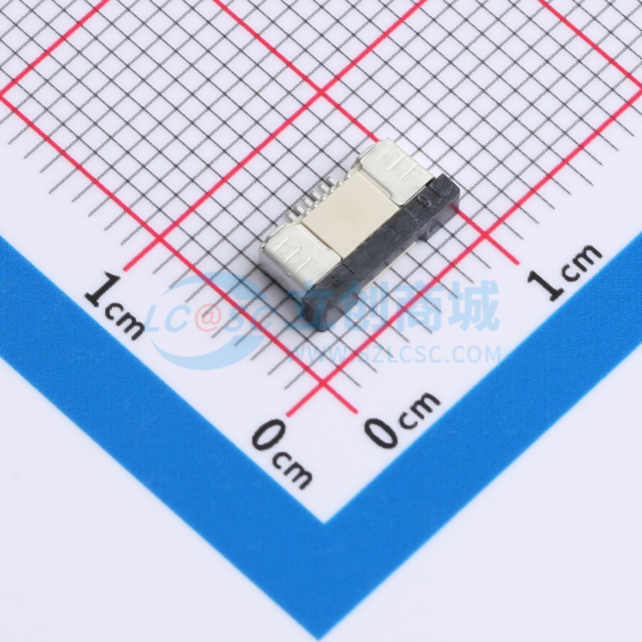 FPC0.5B-WTX-6P实物图