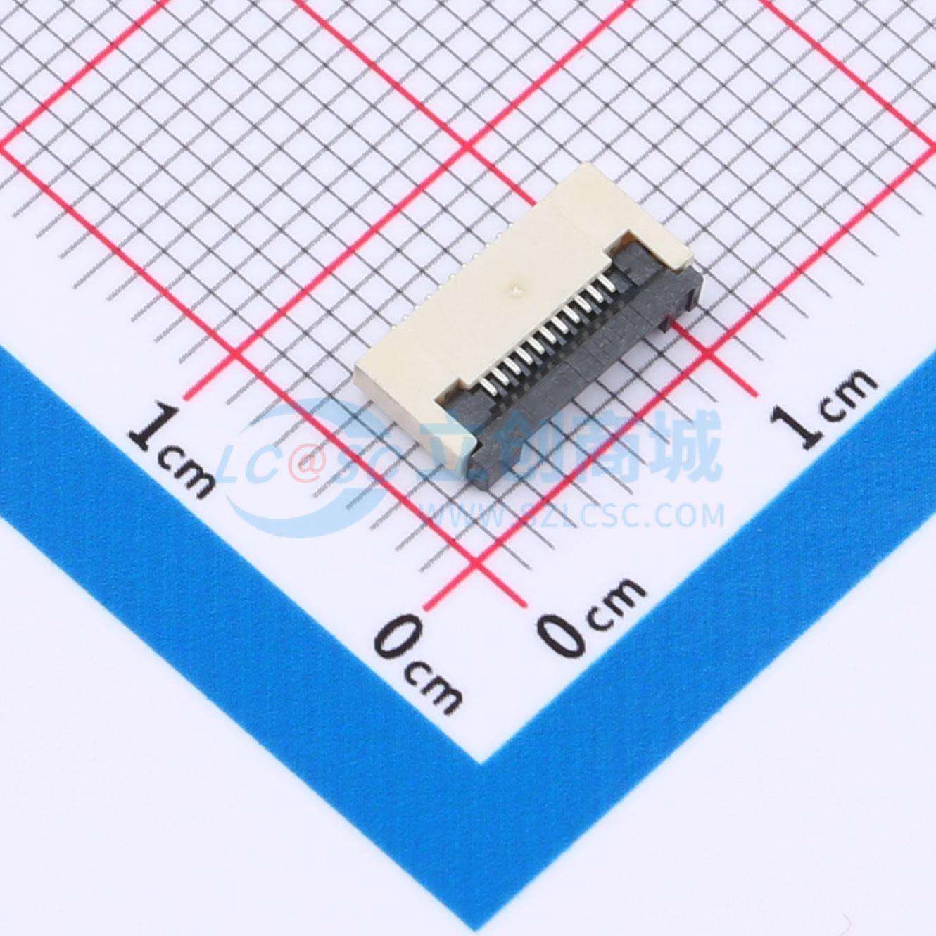 点击查看大图 FPC0.5B-WTG-11P实物图