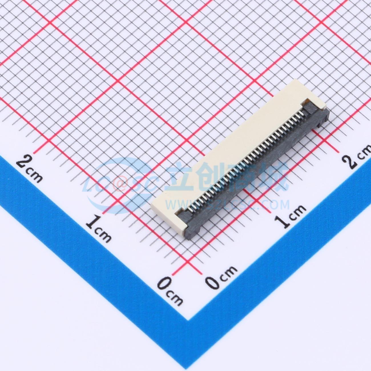 点击查看大图 FPC0.5B-WTG-33P实物图