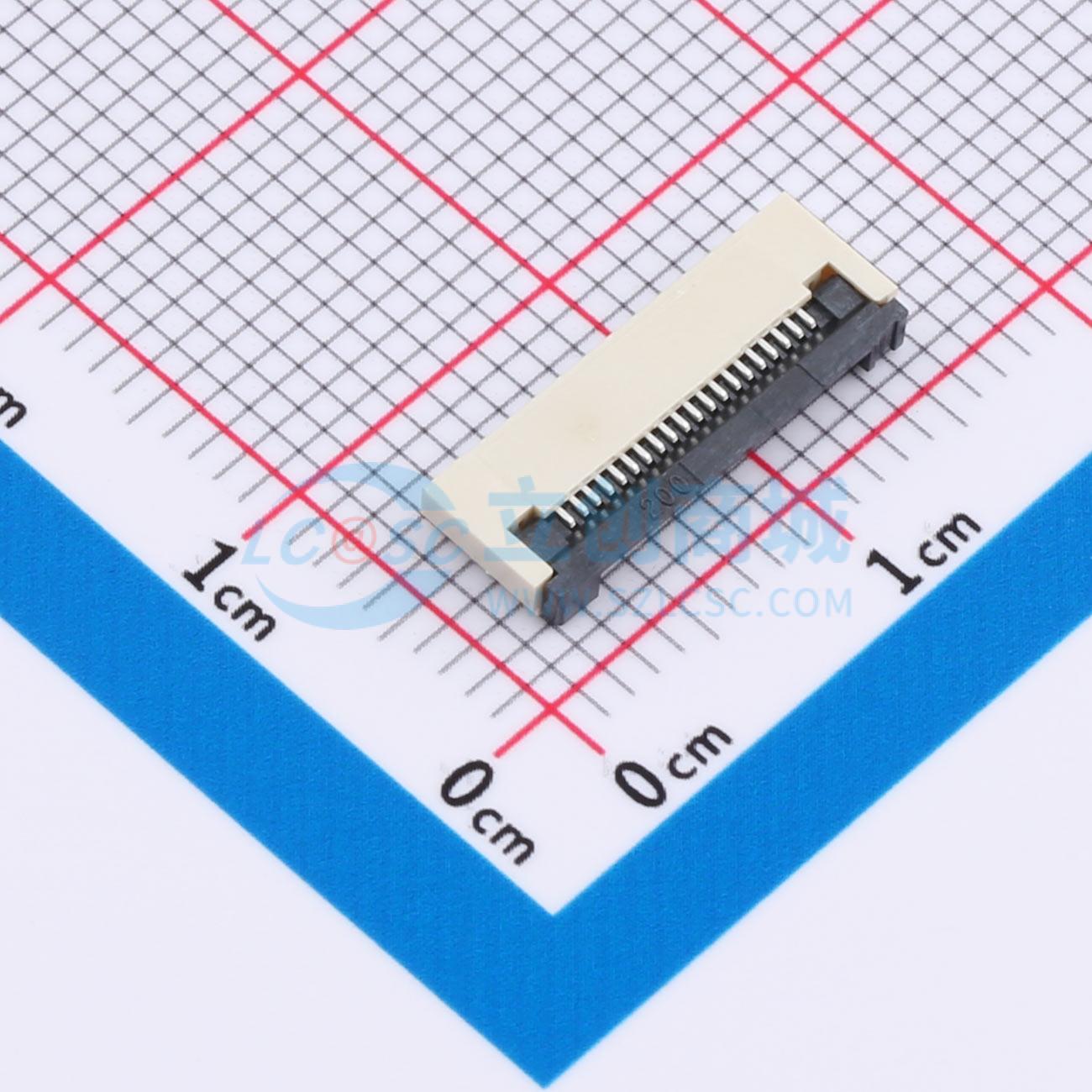 FPC0.5B-WTG-20P实物图