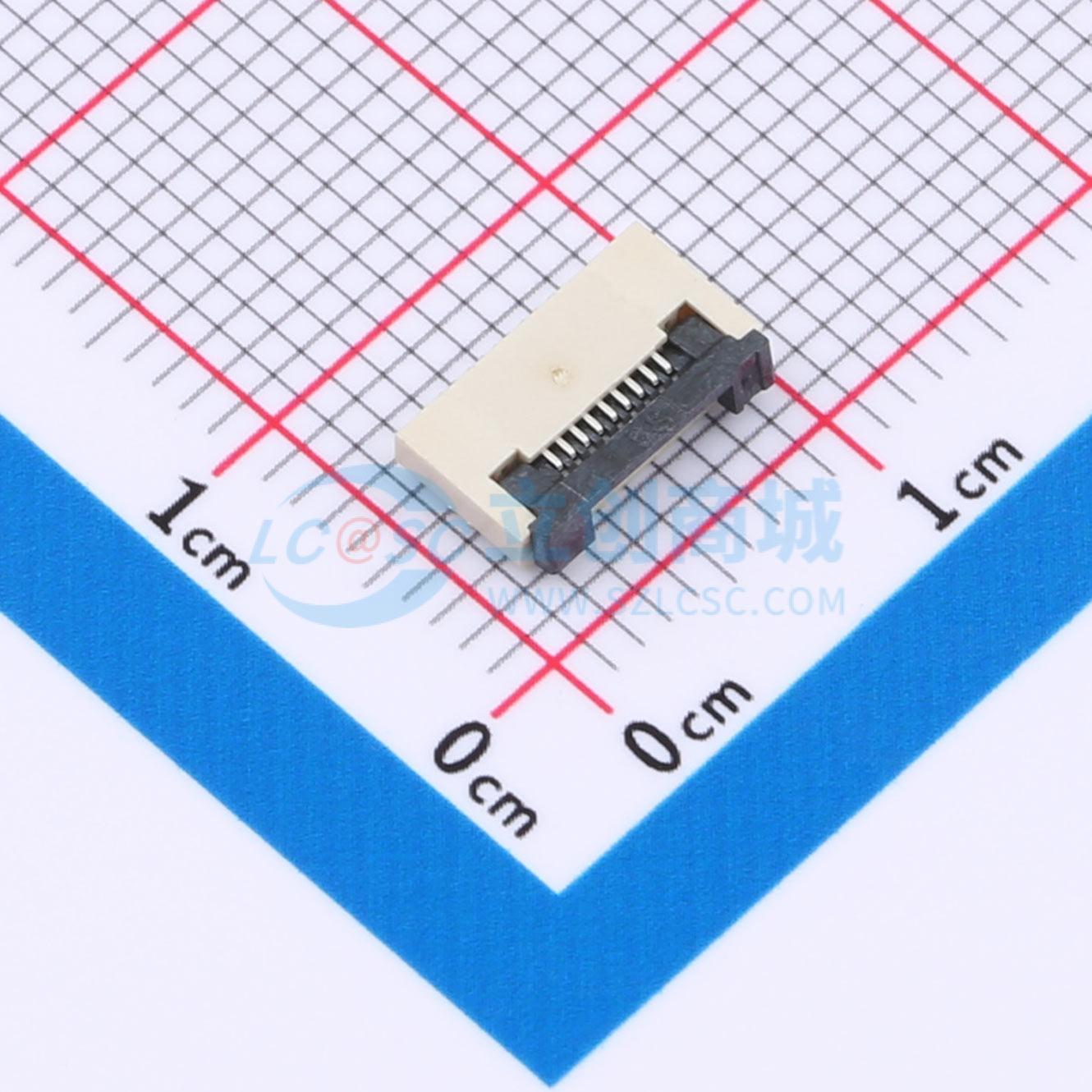 点击查看大图 FPC0.5B-WTG-9P实物图