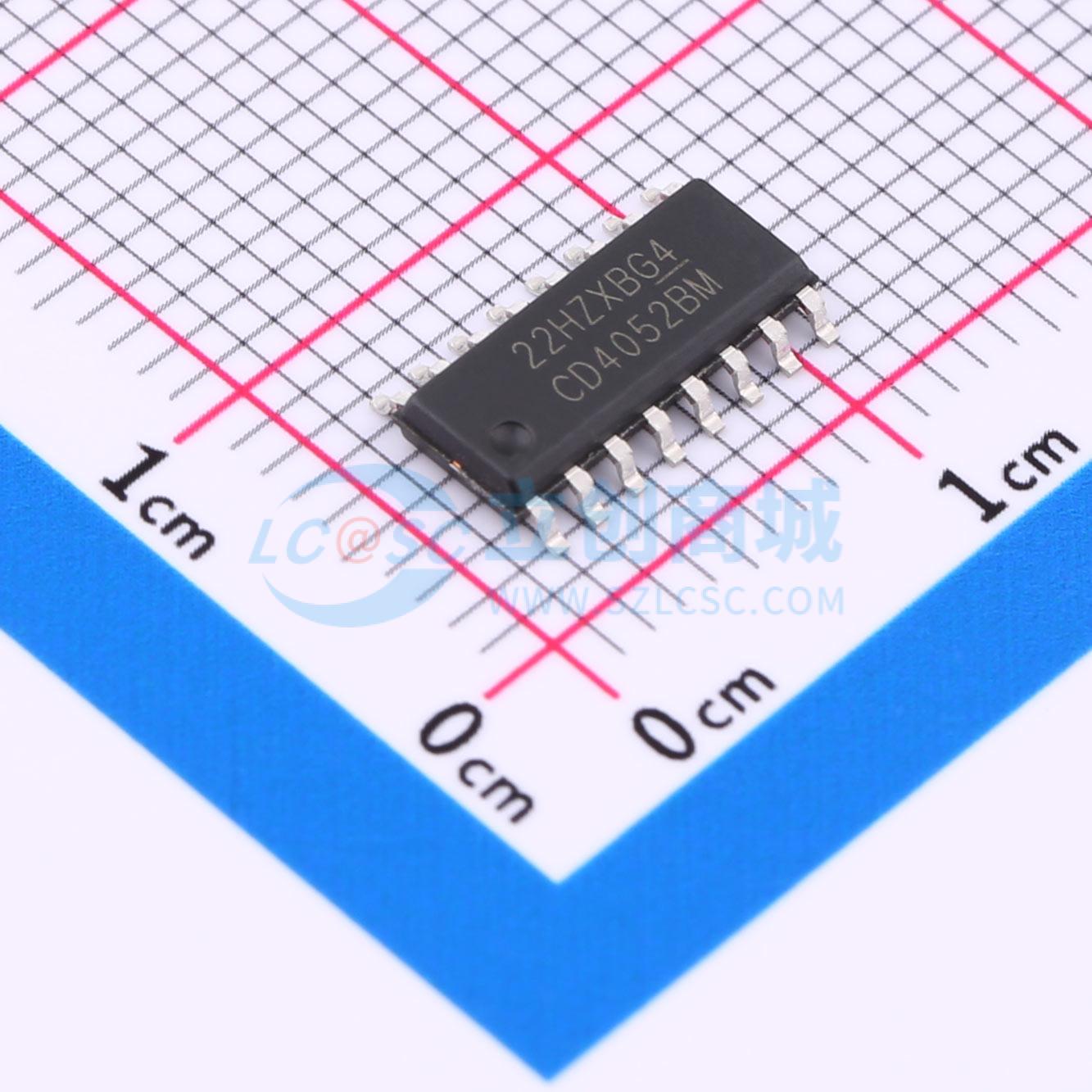 点击查看大图 CD4052BM(LX)实物图
