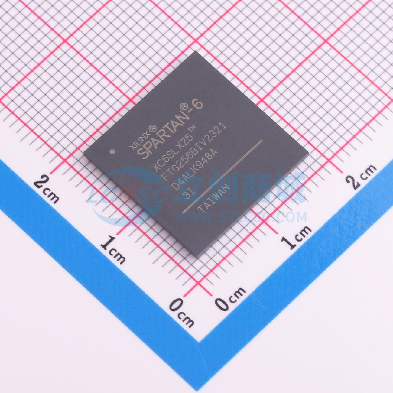 点击查看大图 XC6SLX25-3FTG256I实物图